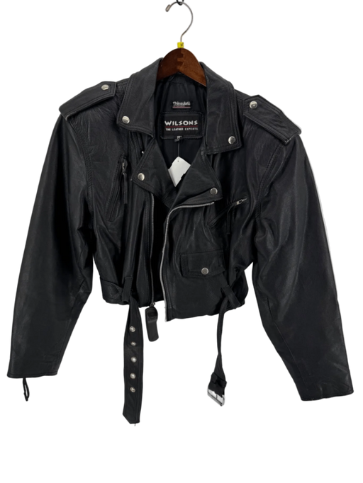 Vintage Wilsons Leather Motorcycle Jacket Size Medium