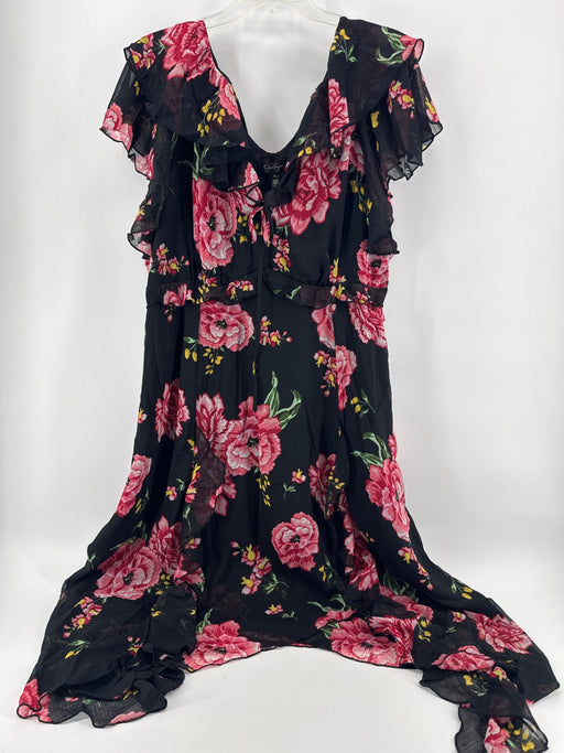 Jessica Simpson Black/Pink Floral Dress Size XL