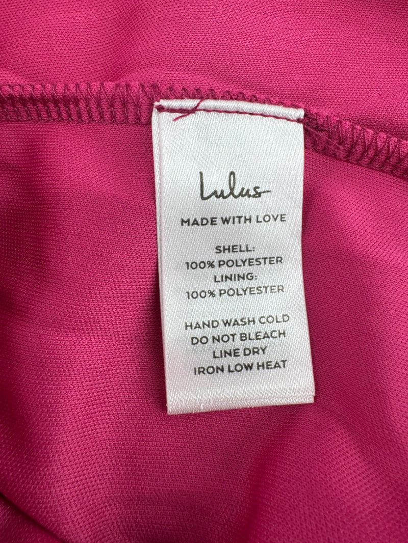 Lulus Pink Maxi Dress Size LG