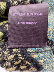 Half Bob Multicolor Patterned Dress Size SM