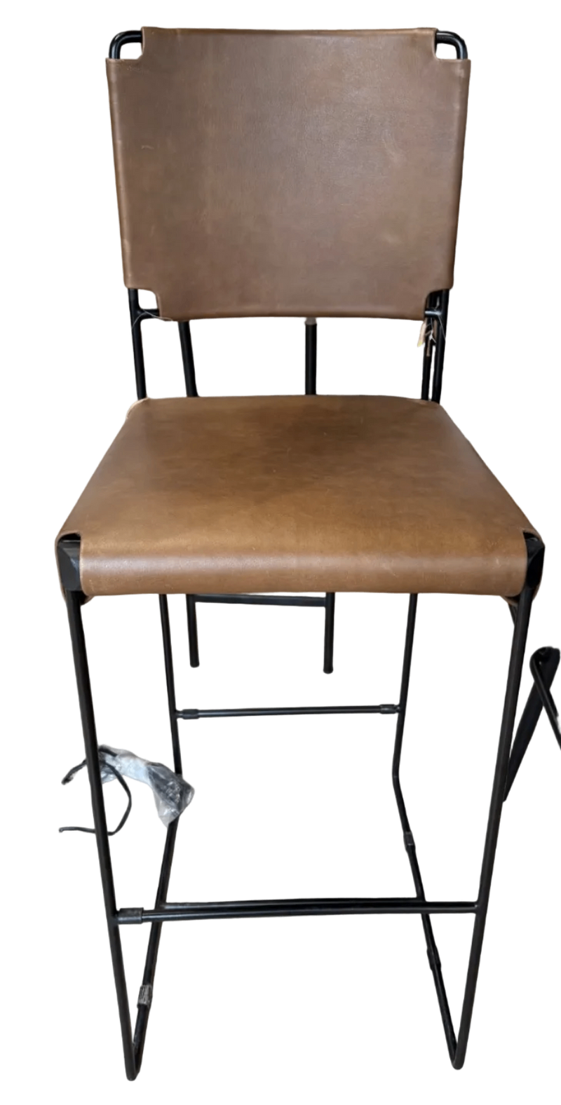 Melbourne Buffalo Leather and Iron Chair