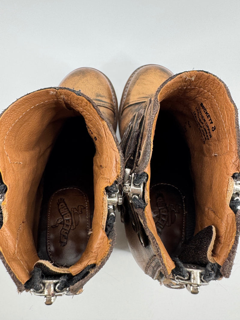 Freebird Light Brown Beckett Boots Size 8