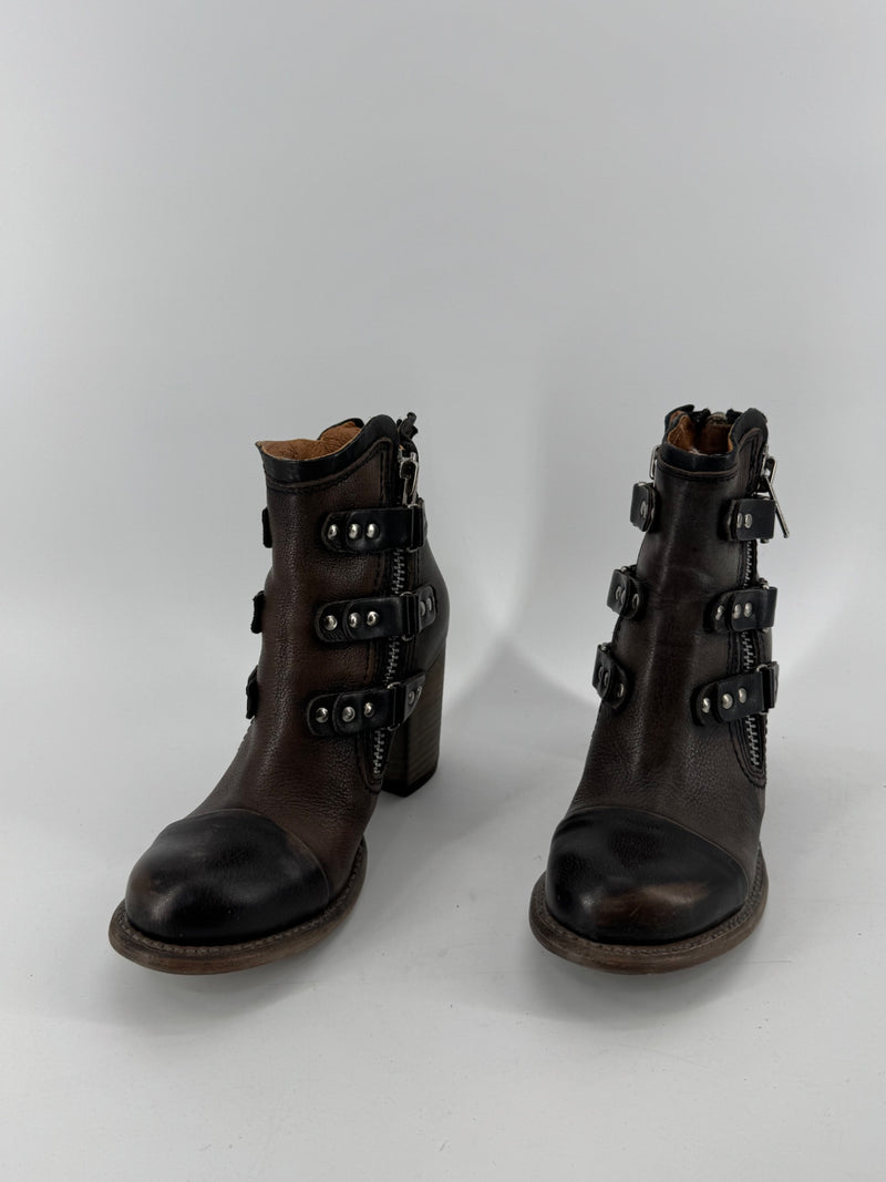 Freebird Dark Brown Beckett Boots Size 8