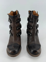Freebird Dark Brown Beckett Boots Size 8