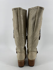 Freebird Ivory Carson Scale Boots Size 8