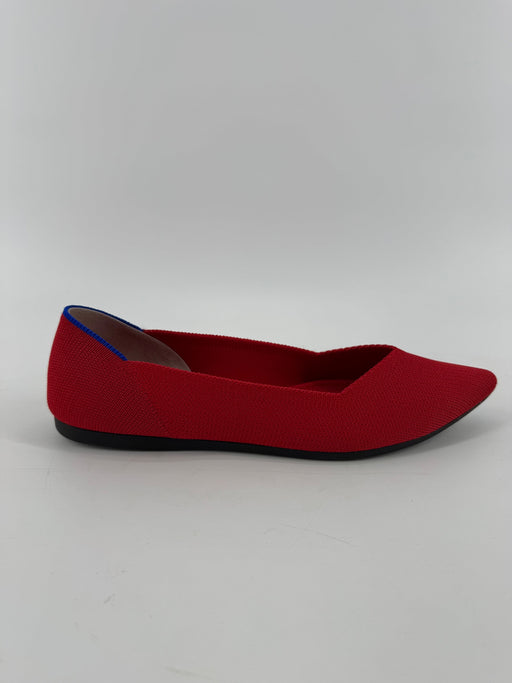 Rothy's Red Pointed Flats Size 8.5