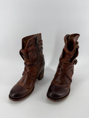 Freebird Light Brown Baker Heel Boots Size 8