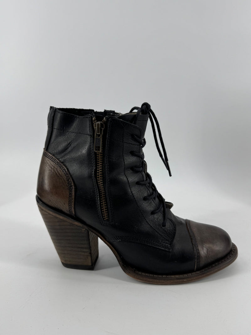 Freebird Black Dame Ankle Boots Size 8
