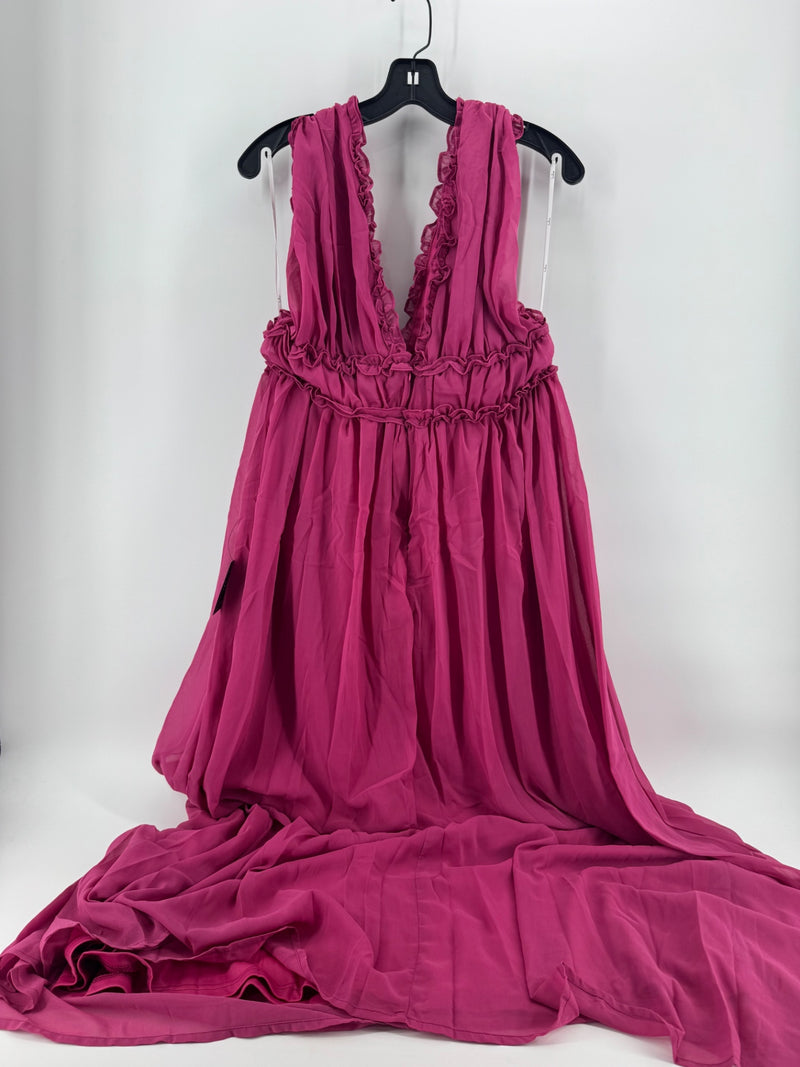 Lulus Pink Maxi Dress Size LG