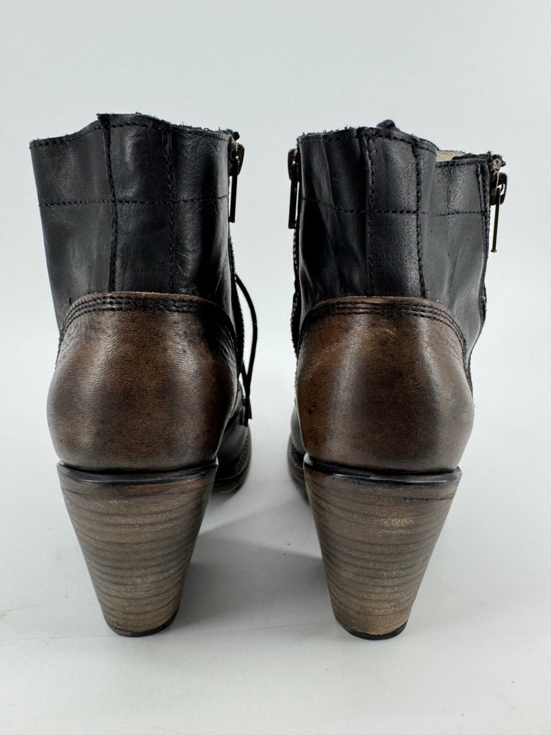 Freebird Black Dame Ankle Boots Size 8