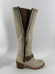 Freebird Ivory Carson Scale Boots Size 8