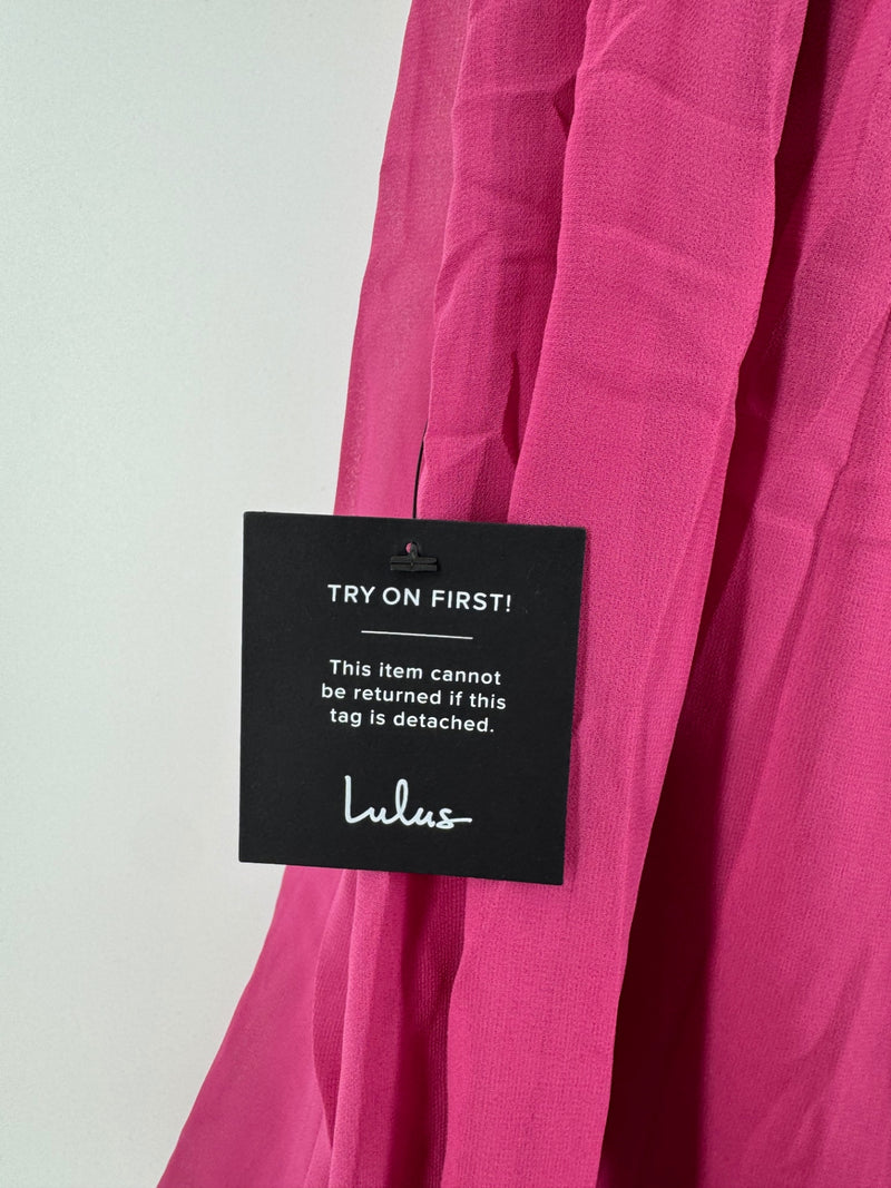 Lulus Pink Maxi Dress Size LG