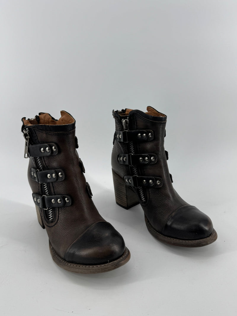 Freebird Dark Brown Beckett Boots Size 8
