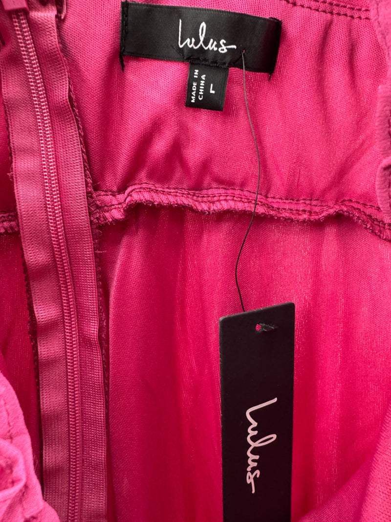 Lulus Pink Maxi Dress Size LG