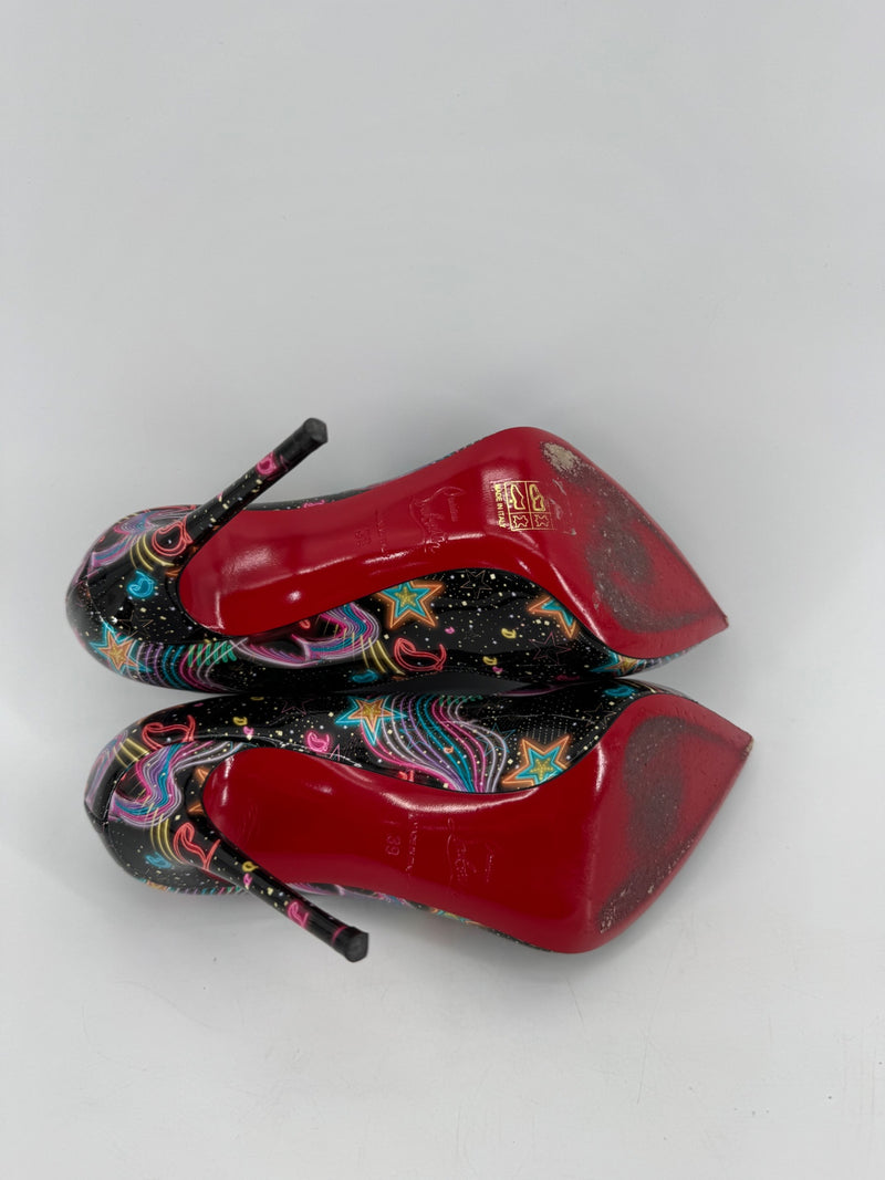 Christian Louboutin Hot Chick Starlight By Night Size 39