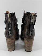 Freebird Dark Brown Beckett Boots Size 8