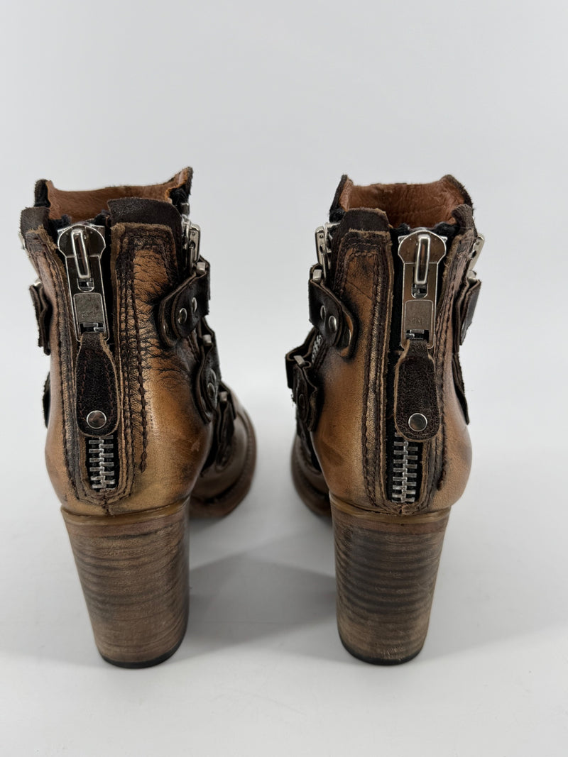Freebird Light Brown Beckett Boots Size 8