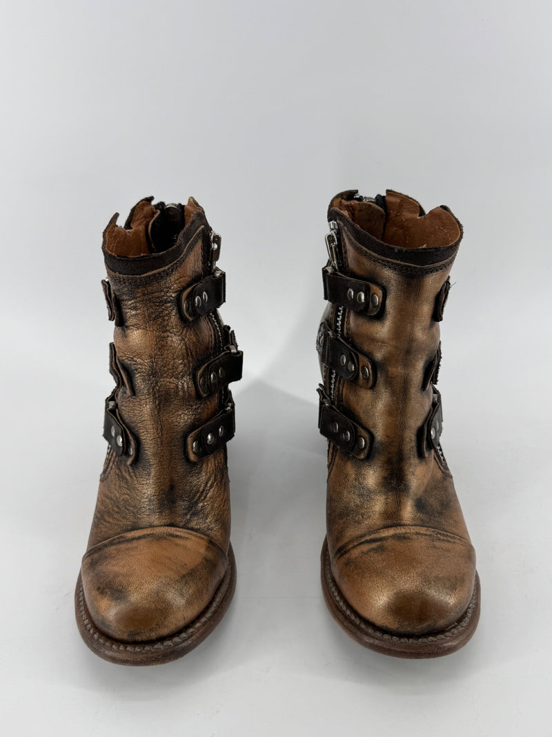 Freebird Light Brown Beckett Boots Size 8
