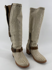 Freebird Ivory Carson Scale Boots Size 8