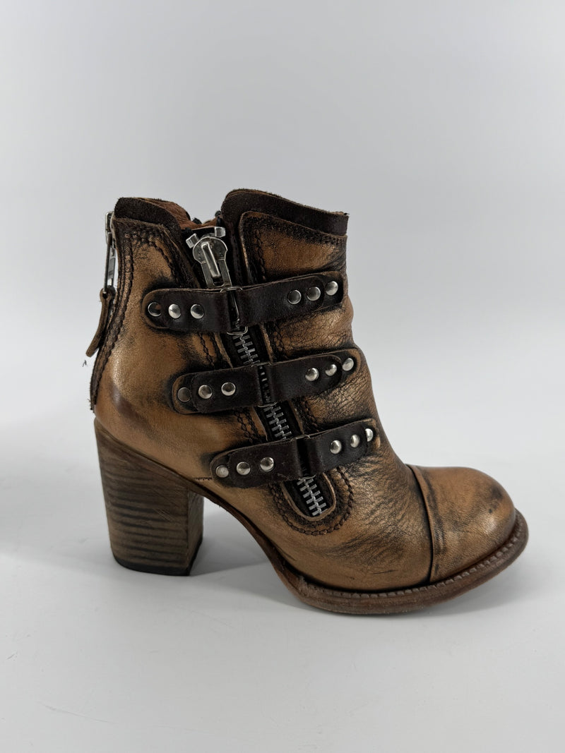 Freebird Light Brown Beckett Boots Size 8