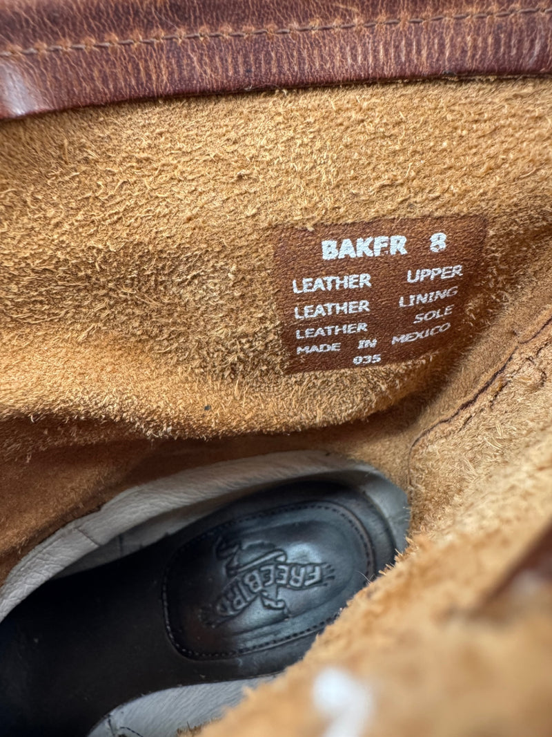 Freebird Light Brown Baker Heel Boots Size 8
