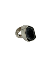 Druzy Silver Ring by Charles Albert 7.5