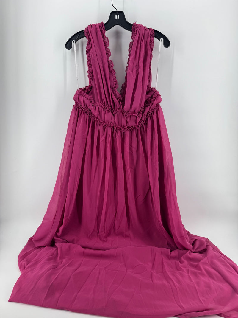 Lulus Pink Maxi Dress Size LG