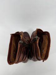 Freebird Light Brown Baker Heel Boots Size 8