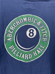 Vintage Abercrombie & Fitch Nice Rack Billiard Hall 8 Ball Shirt Men’s L Navy