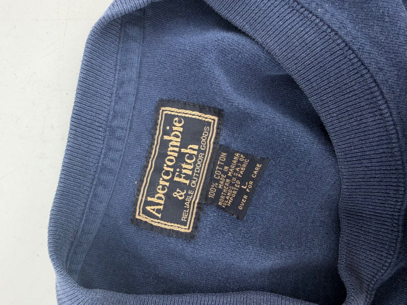 Vintage Abercrombie & Fitch Nice Rack Billiard Hall 8 Ball Shirt Men’s L Navy