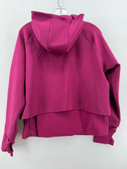 ENDVR Women’s M Magenta Layered Hooded Jacket Full Zip Thumbholes Made Portugal