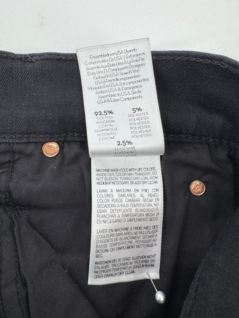 Mother Mid Rise Dazzler Black Jeans Size 26