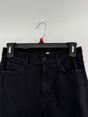 Mother Mid Rise Dazzler Black Jeans Size 26