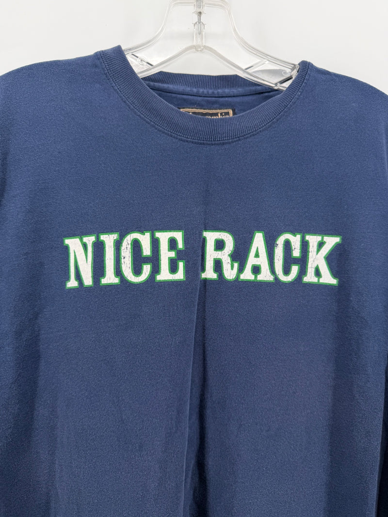 Vintage Abercrombie & Fitch Nice Rack Billiard Hall 8 Ball Shirt Men’s L Navy