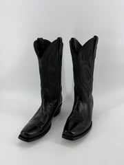 Old Gringo Black Leather Square Toe Boots - 8.5D