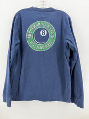 Vintage Abercrombie & Fitch Nice Rack Billiard Hall 8 Ball Shirt Men’s L Navy