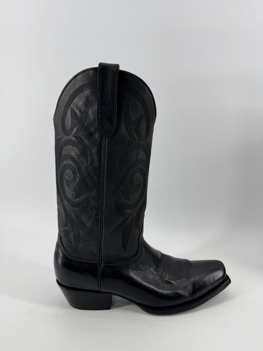 Old Gringo Black Leather Square Toe Boots - 8.5D