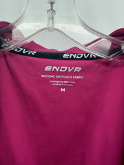 ENDVR Women’s M Magenta Layered Hooded Jacket Full Zip Thumbholes Made Portugal