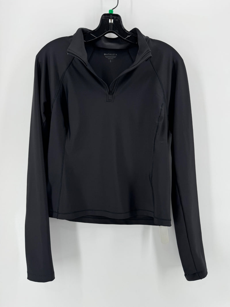 Athleta Black 3/4 Zip Jacket Size LG