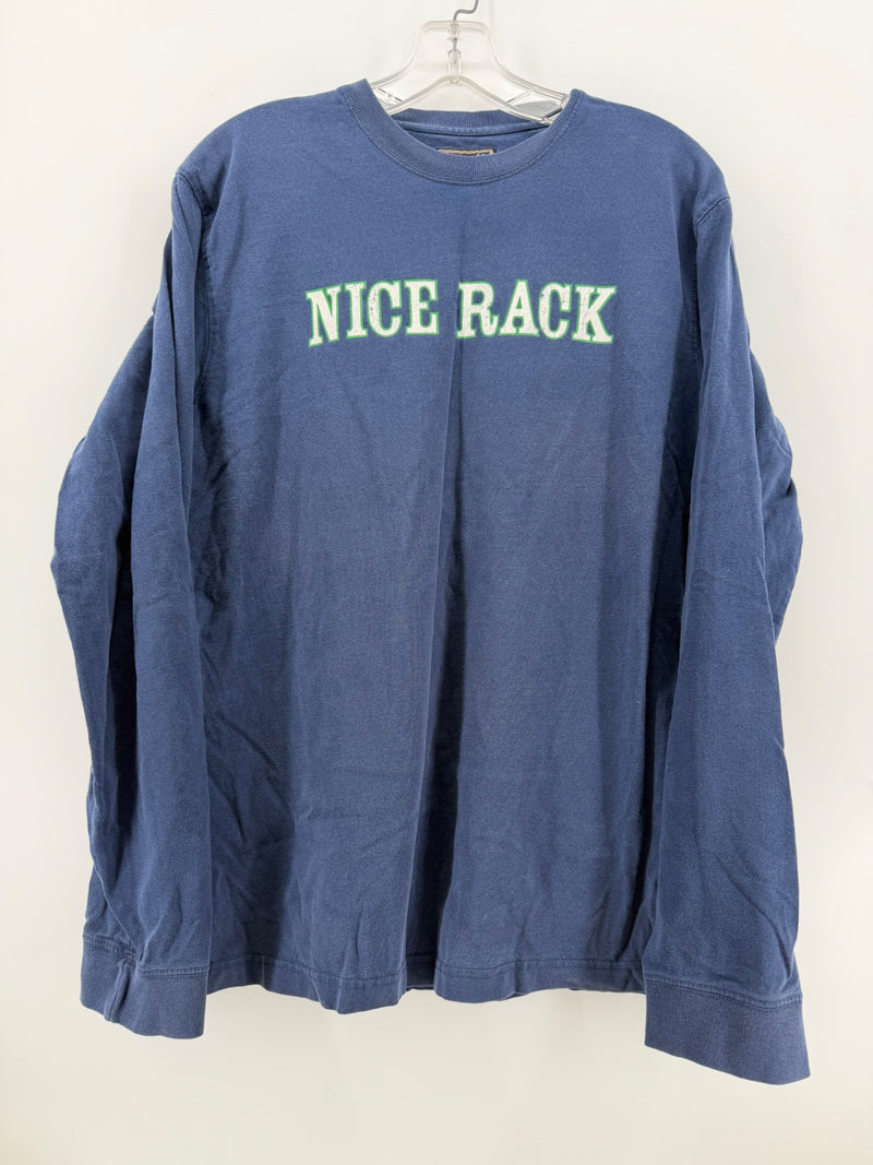 Vintage Abercrombie & Fitch Nice Rack Billiard Hall 8 Ball Shirt Men’s L Navy