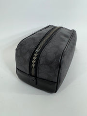 Coach Black Monogram Accessory Pouch
