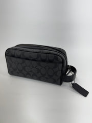 Coach Black Monogram Accessory Bag Size Small