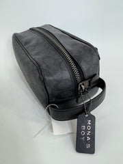 Coach Black Monogram Accessory Pouch