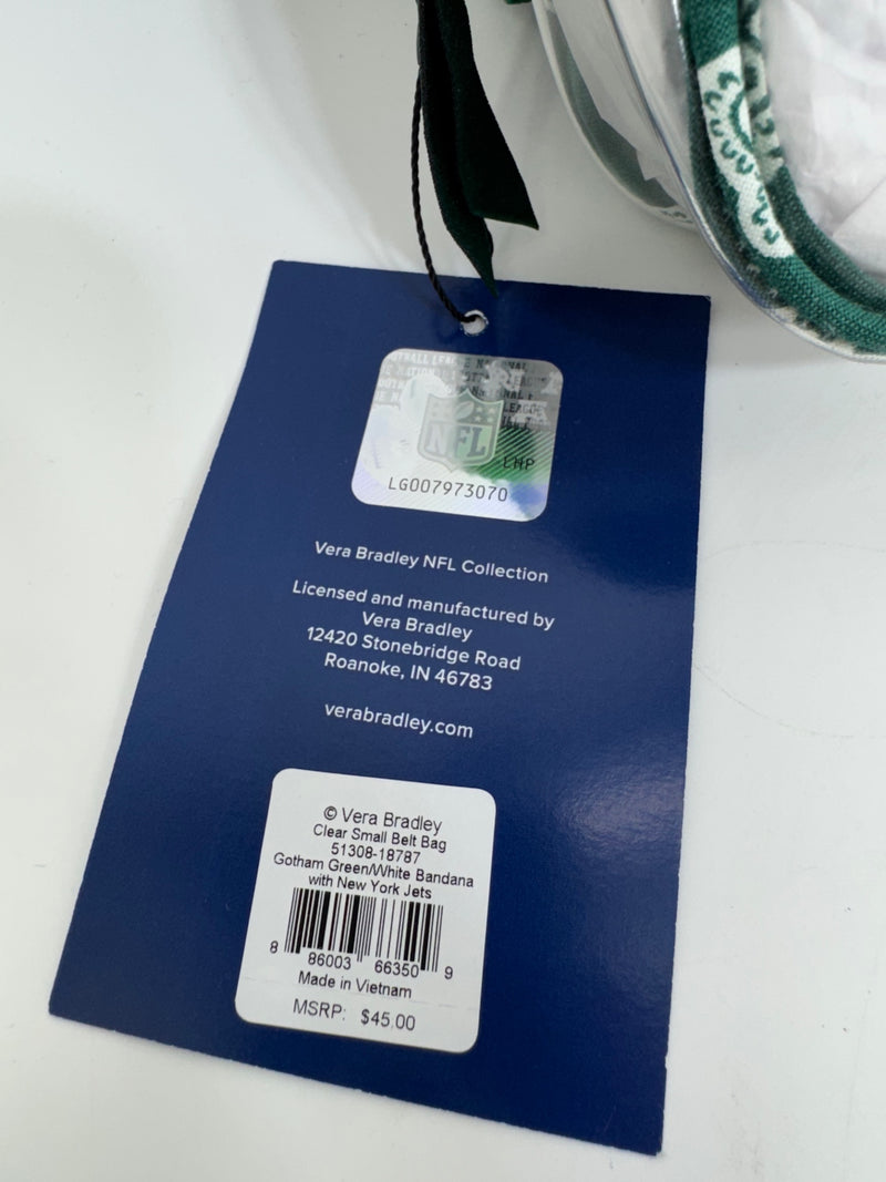 Vera Bradley NY Jets NFL Clear Stadium Crossbody Purse