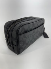 Coach Black Monogram Accessory Bag Size Small