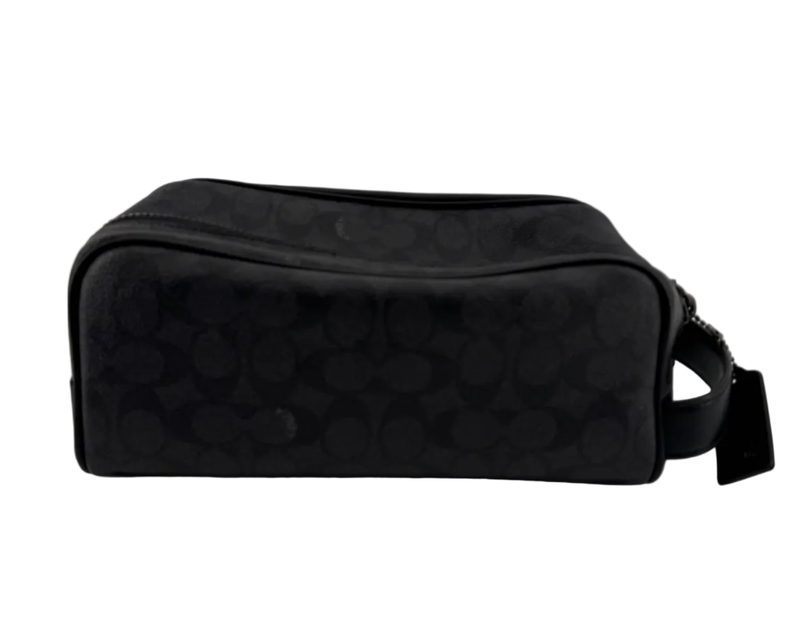 Coach Black Monogram Accessory Pouch