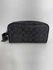 Coach Black Monogram Accessory Bag Size Small