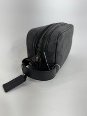 Coach Black Monogram Accessory Bag Size Small