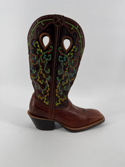 Twisted X Brown Embroidered Boots Size 6.5