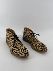 Hush Puppies Dyed Leopard Print Hide Shoes Size 9.5